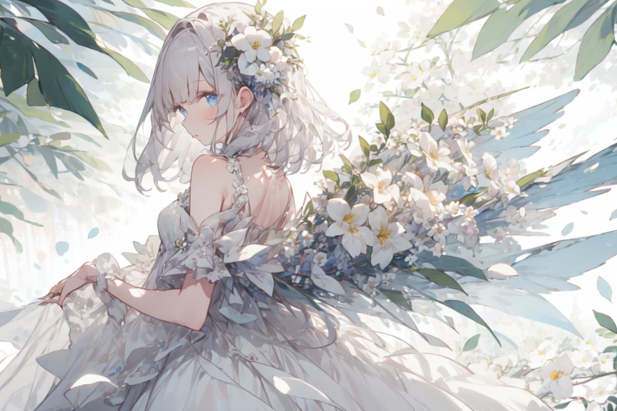 flower wings/花の翼 image by harurain
