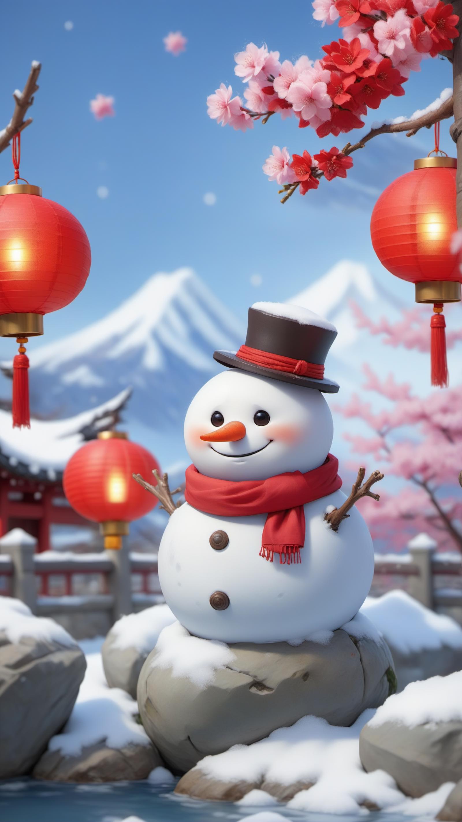 Christmas theme_snowman_SE | 圣诞节主题_雪人_思恩 image by xusien