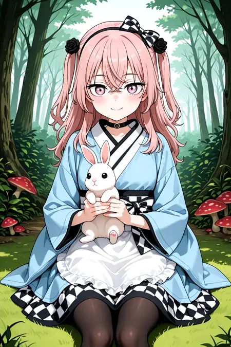 Alice In Wonderland Cos Kimono - Illu