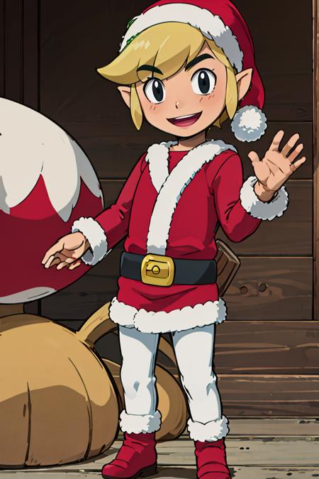 Santa Link! Toon Link - Multiple Outfits (The Legend Of Zelda: Wind Waker) [Pony & SD1.5] v2