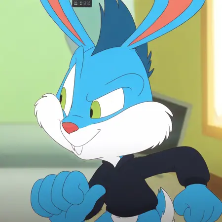 Buster Bunny's Evil Clone (Tiny Toon Looniversity)