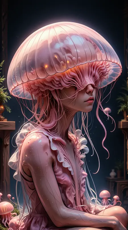 Jellyfish Hybrid - Creature Concept - PDXL