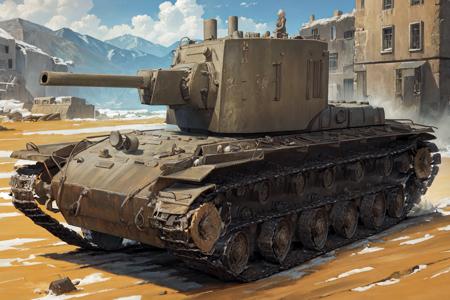 KV2Tank vehicle, tank, turret