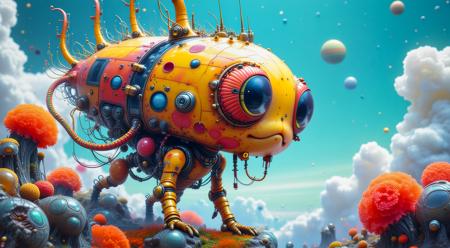 ORIGINAL PROMPT: by Rene Laloux, life on a surreal fantastic planet
PRODUCTION PROMPT: Original prompt was used. <lora:cg_concept_style:0.64> <lora:dr_diffusion_negative-detail_enhancer_pnte_2_0:-0.42>