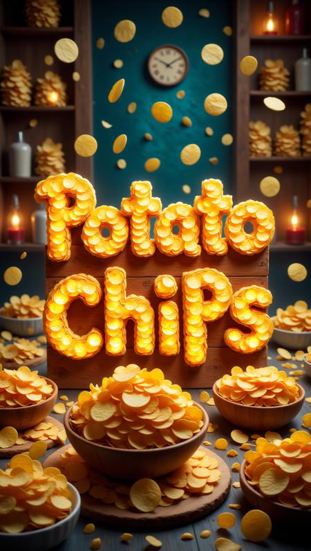 [Pinkie] 🥔 Potato Chips 🥔- [Flux/SDXL] Flux