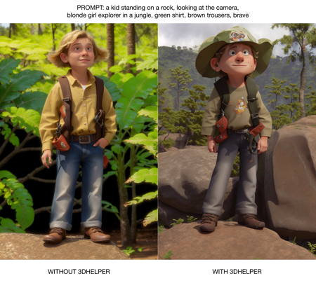 Modern 3d Stylized Look - LoRa 3DHELPER