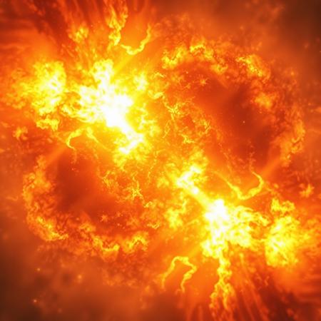 Flare, Incredible Fire, Outer-space, The Heat Death of the Universe, Fantastical Flames, Abstract, Glorious Holy Powers, High Definition