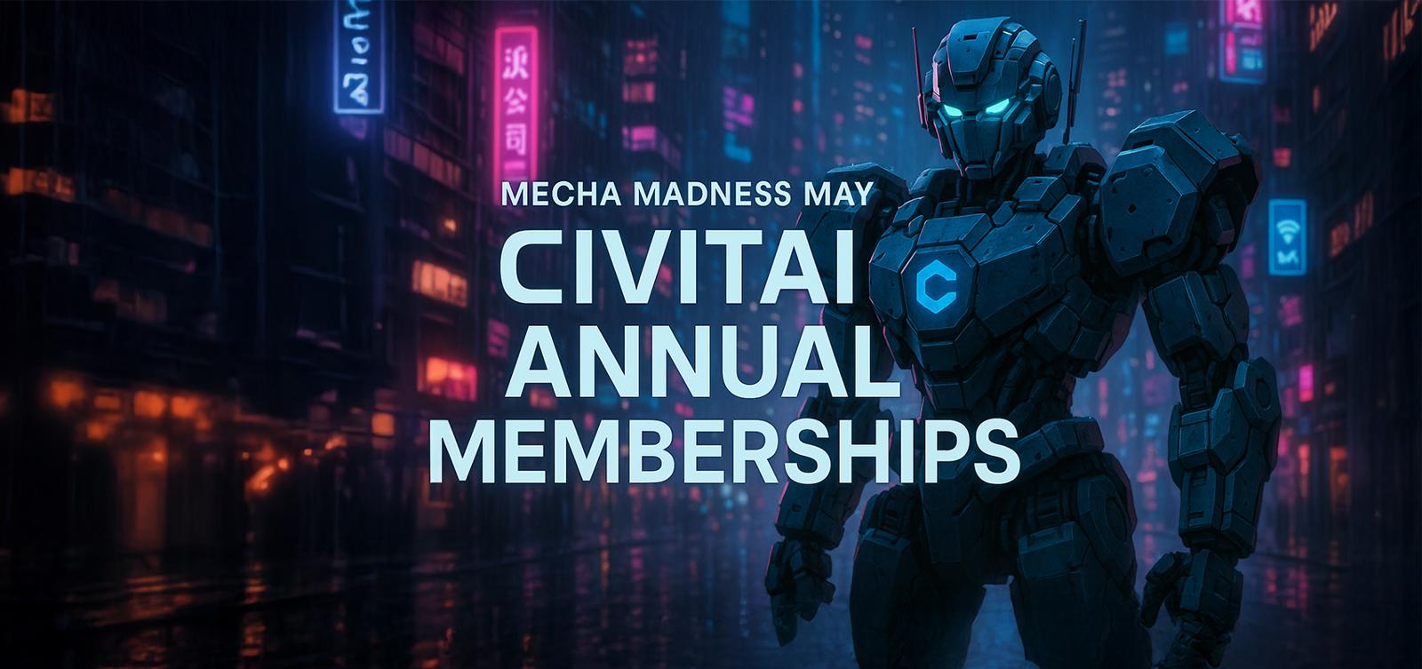 Civitai Annual Memberships / Bulk Buzz Launch