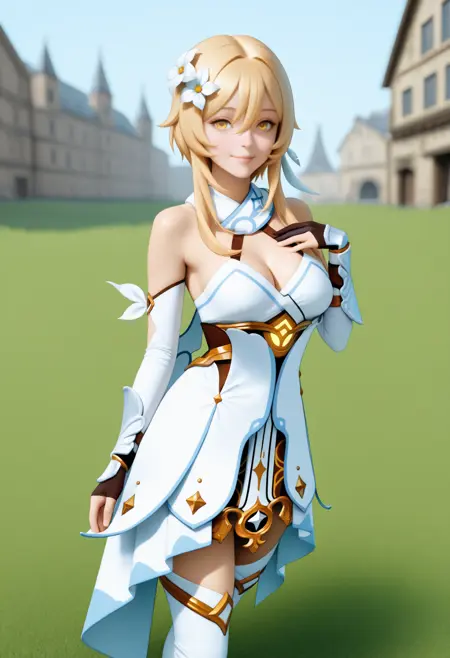 [NoobAI-XL EPS v1.1] Lumine / Female Traveler | Genshin Impact