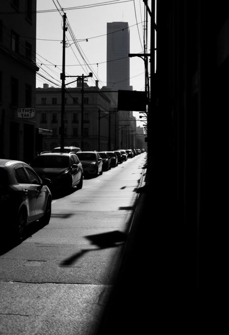 , black and White