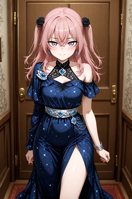 Nebula’s Embrace Dress - Illu