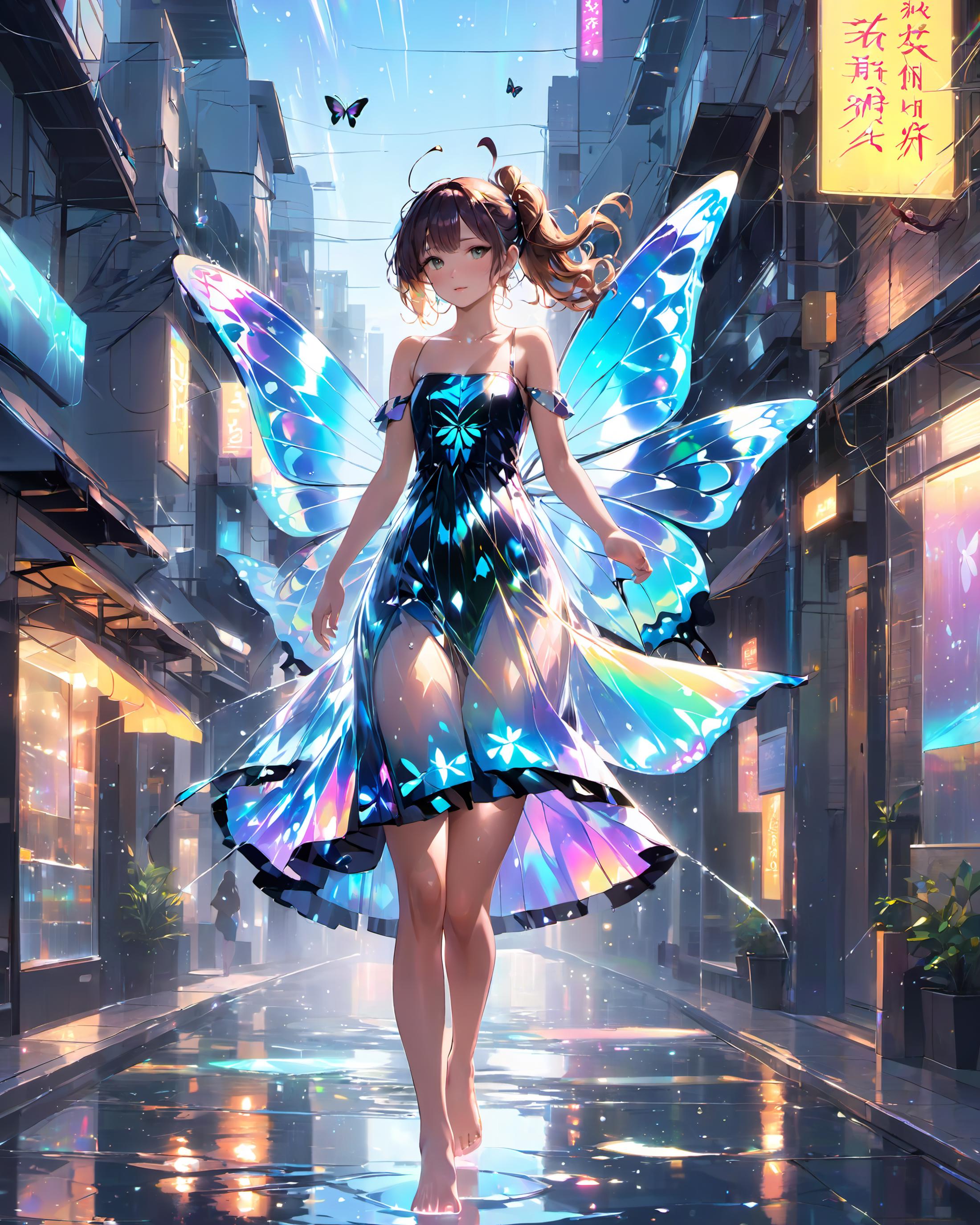 Futuristic laser hologram-clothes-items-mecha-halo全息[SDXL白棱Lora] image by Shan_bailing