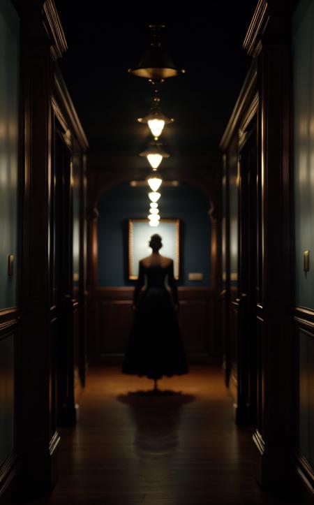 cinematic film still (top-quality, 8K, masterpiece:1.3) A photo of a colossal, mind-bending mirror sculpture illusion, reflecting a never-ending corridor of whimsical characters and landscapes, wearing surreal attire, in a grand art gallery taken with a fisheye lens highly detailed, detailed skin, soft gallery lighting
<lora:epi_noiseoffset2:1> . shallow depth of field, vignette, highly detailed, high budget, bokeh, cinemascope, moody, epic, gorgeous, film grain, grainy