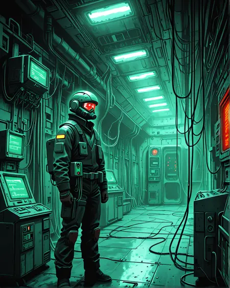 Retro Sci-Fi Control Room (SDXL/ILLUSTRIOUS) V1.0 - v1.0