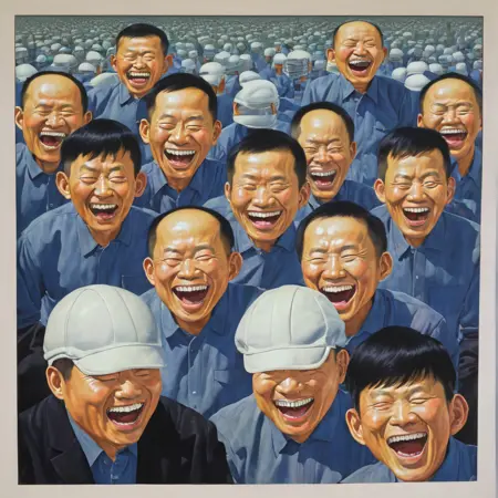 [LoRA] Yue Minjun Style