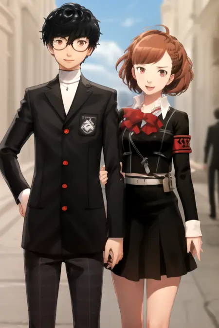 Ren Amamiya x Kotone Shiomi (Persona 5 x Persona 3)