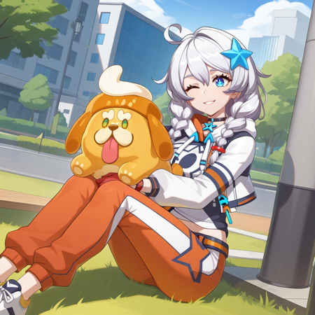 Kiana - Honkai Nexus Anima (+Bread Dog) v1.0 - illust.