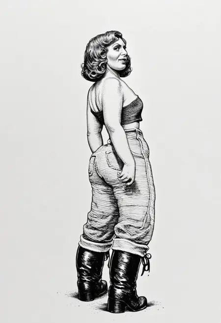 Robert Crumb - Hentai Style Lora