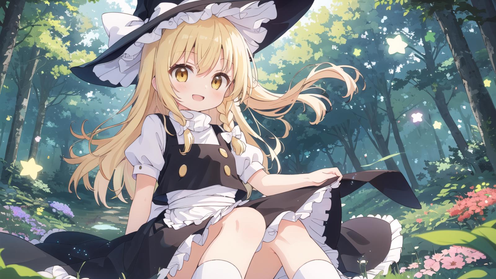 Marisa Kirisame 霧雨 魔理沙 | Touhou Project image by es2