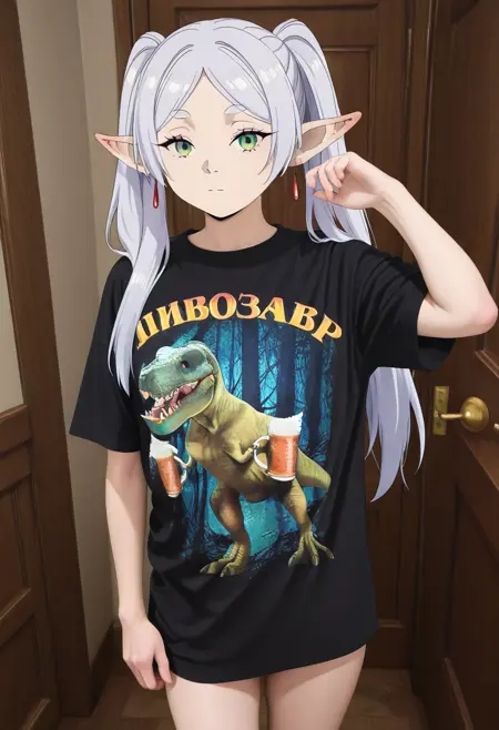 Футболка Пивозавр / Beersaur T-shirt (Clothing) for Illustrious