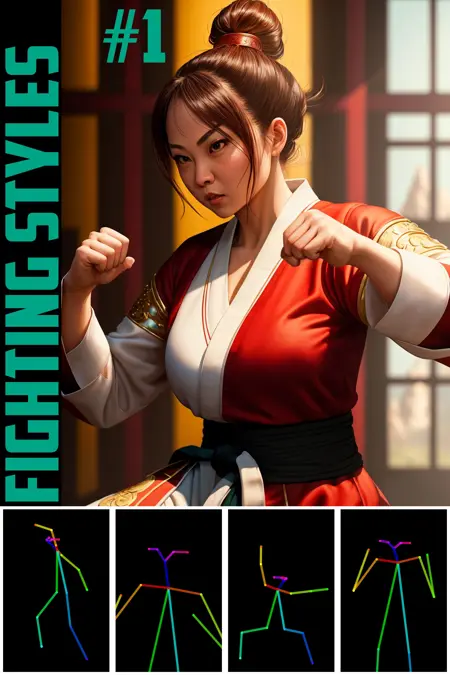 zPose Fighting Styles 1 (pose helper)