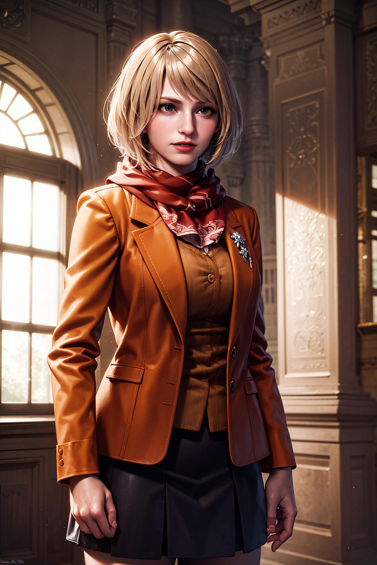 Resident Evil IV 4 Remake, Ashley Graham Cosplay Wig