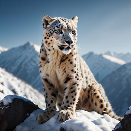 
highly detailed documentary photo of a (snow loepard):1.0 ready to attack in a snowy mountain pass,

snow leopard, sitting, portrait,

depth of field:1.2, blurry, blurry background,
realistic:1.1,

photorealistic,
32k, best quality, 
shadow play:1.1,
light and dark,




