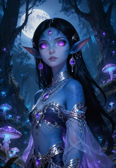 Night elf (WOW) pony