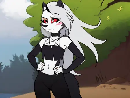 Loona from Helluva boss