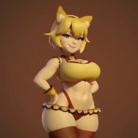 Yellow girl fnaf(sfw/nsfw) LORA by getai