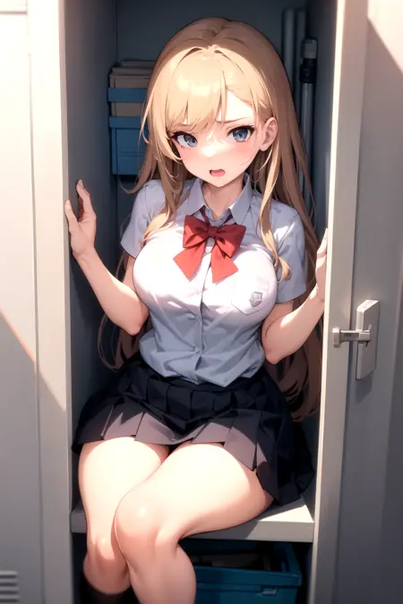 Inside locker