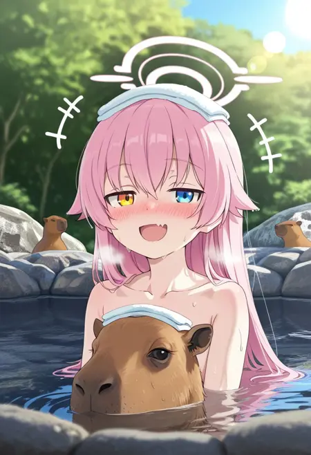 Cropped Torso or Head (Onsen Assist) 温泉に浸かる