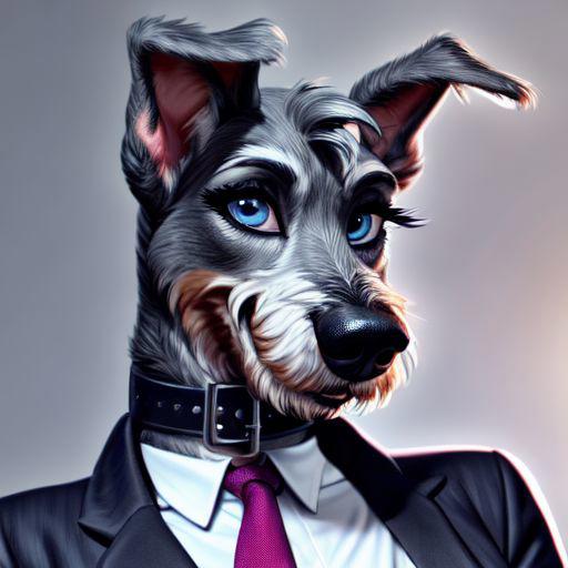 Schnauzer Dog (Anthro) image by BublesExplosion