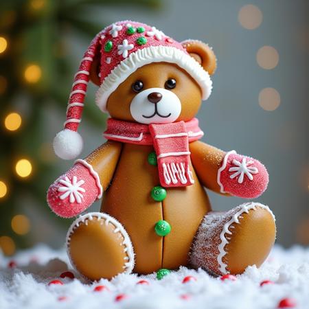 Gingerbread bear. V1