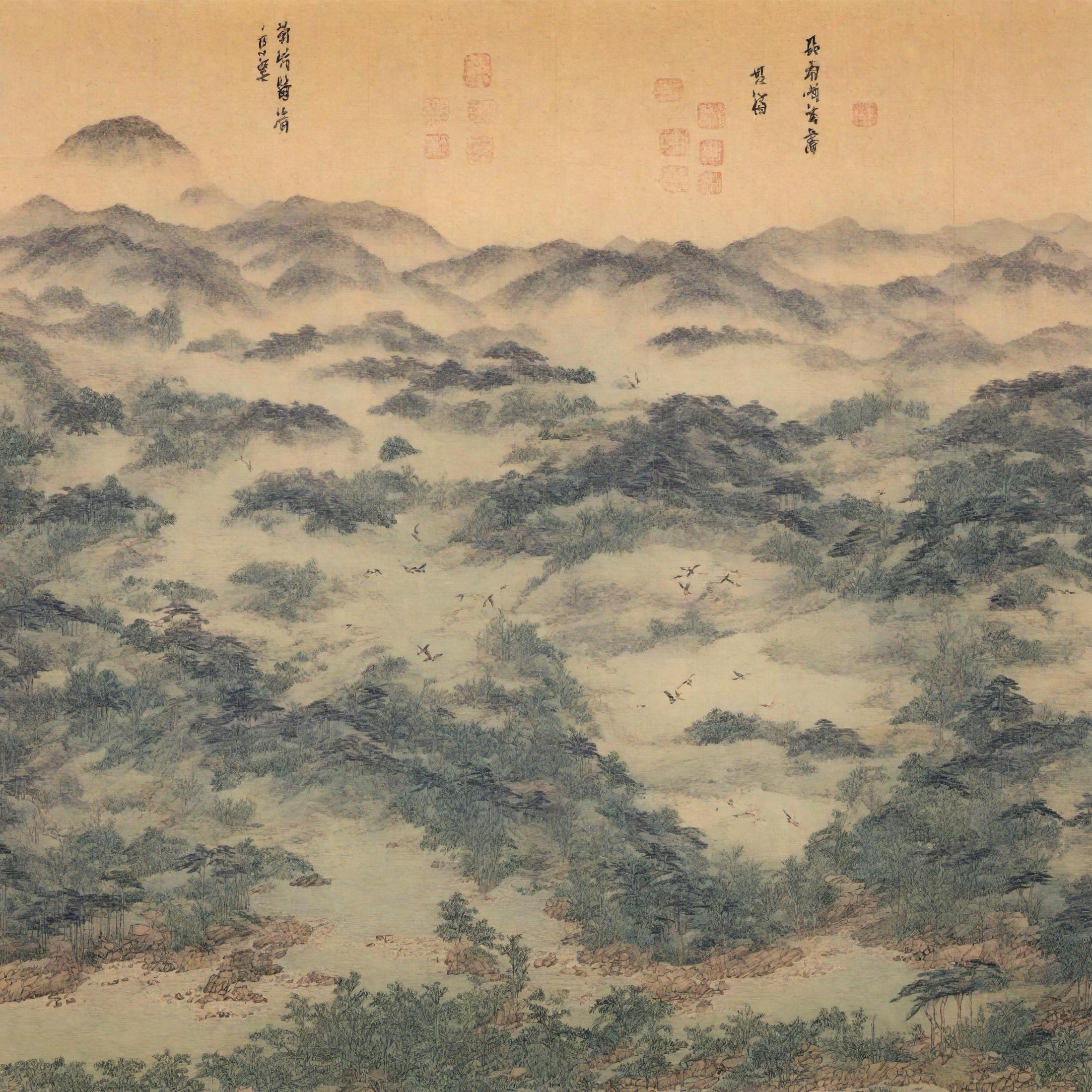Traditional Korean Painting Model image by gagong