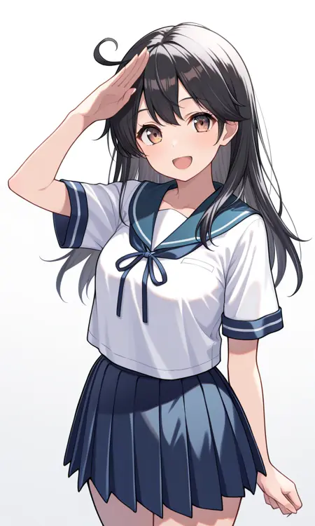 [IllustriousXL v0.1] Ushio (KANCOLLE)