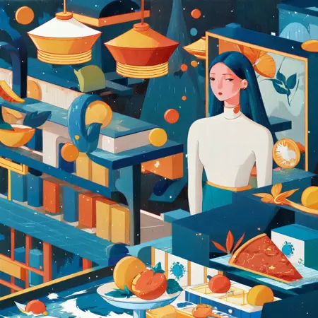 Illustration style (毛 赵)