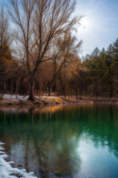 masterpiece, best quality, ultra-detailed, realistic, 8k,  lakes, meadows, glitter, moonlight, one pine tree, a couple of deer on very distant, Crystal landscape, Crystal flowers, Crystal fantastic, out-of-this-world scenery, masterpiece, best quality, ultra-detailed, realistic, 8k, lifelike naturalism, greatest naturalism photo, immaculate detailed realism photography, rich colors, best colors composition, intrigue nature panorama, delicate nature photo, immaculate micro-details nature elements, lakes, meadows, glitter, moonlight, Crystal landscape, Crystal flowers, Crystal fantastic, out-of-this-world scenery, prettiest, breathtaking beautiful, perfect compositions, perfect proportion, super delicate, surreal, insanely lifelike, top best naturalism photography, greatest detailed, intricate details, depth of field, more emphasize more, more highlight,