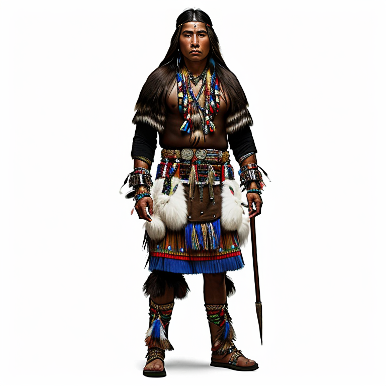 photograph of tk_char ,(((male))) native American shaman, award winning image, highly detailed, 16k