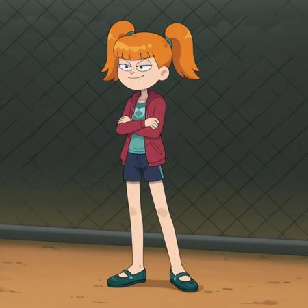 The redheaded and brown-haired bully girl - Amphibia V1