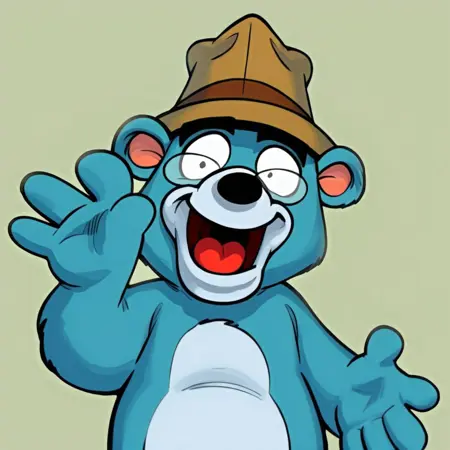 Andrew Dobson / Tom Preston's Blue Bear (So, You are a cartoonist?)