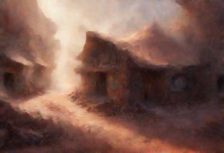Sharp background,best quality,extremely_detailed,,up_8,up_9,8k,master_class,masterpiece,real good,totally awesome.vibrant colors,realism,perfect beautiful early morning light). Fantasy - a city in the desert. A witch of the desert. A sandwich store.