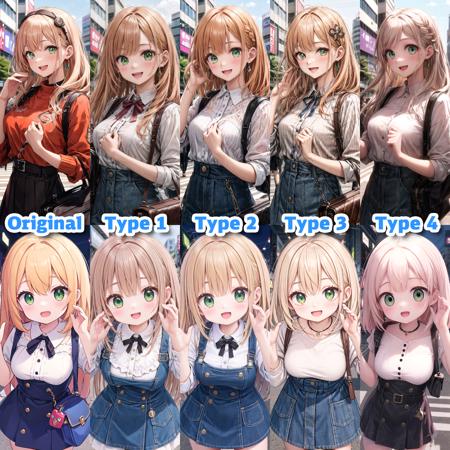 Convert 2D to 2.5D / 2.5D変換 Type 1