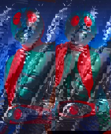 Kamen rider ichigo & nigo Double rider 1972 Kamen rider double riders
