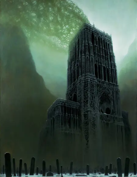 Chroma LoRA - Art style of Zdzisław Beksiński