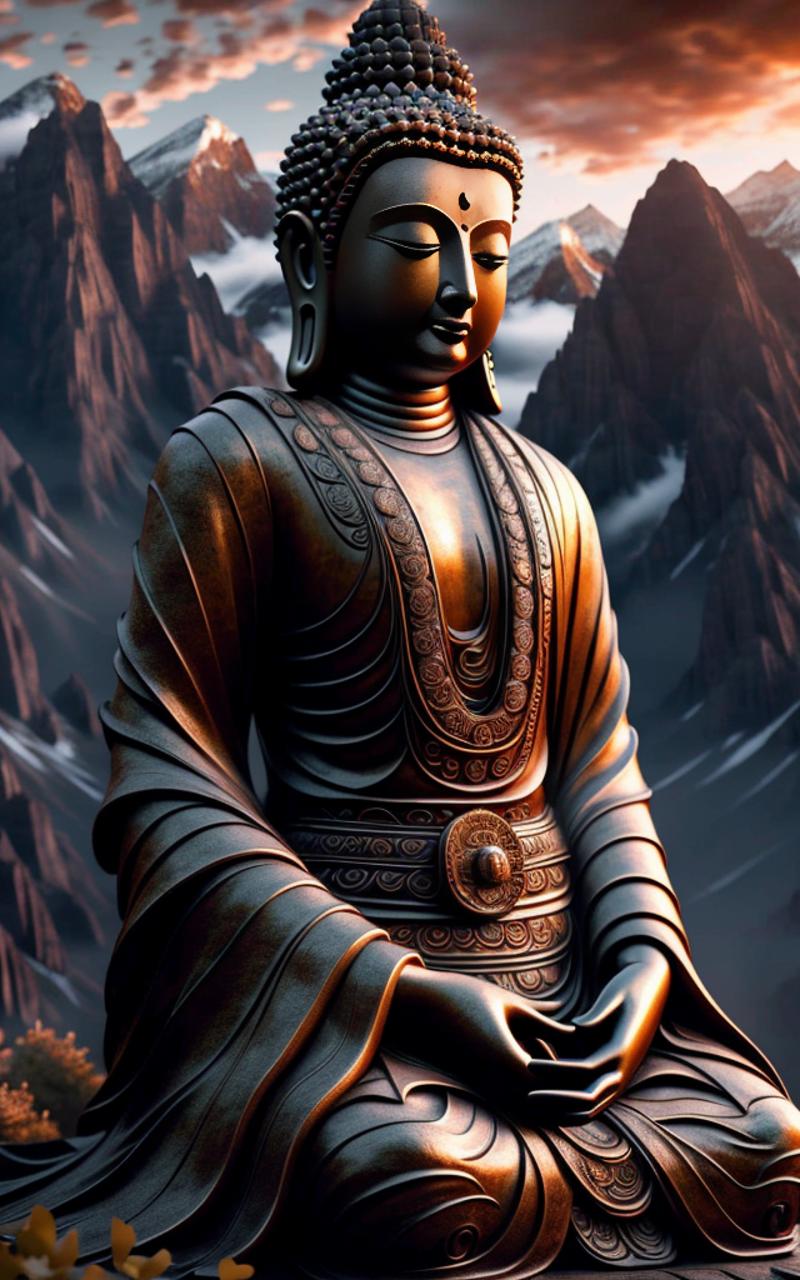 東方佛像 Oriental Buddha Statue Scenery image by ronhong