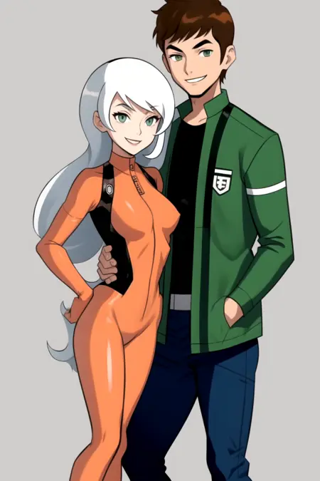 Ben Tennyson x Drew Saturday (Ben 10 x The Secret Saturdays)