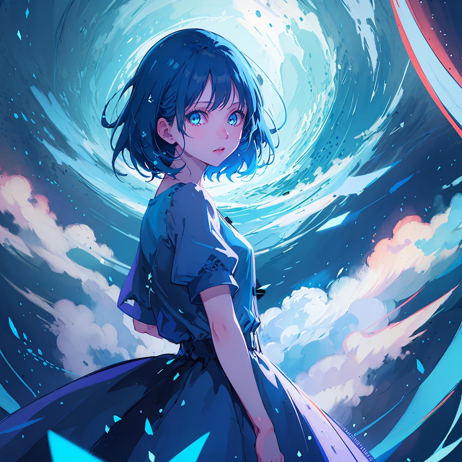 蓝色冲击_blue theme_青の衝撃 image by TanedaRisa