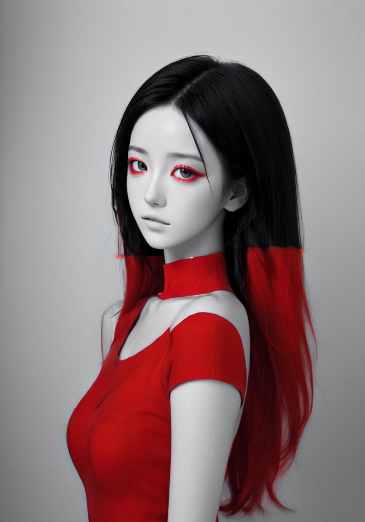 AI model image by Shan_bailing