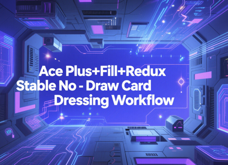 Ace Plus+Fill+Redux Stable No-Draw Face Swap Workflow Dressing